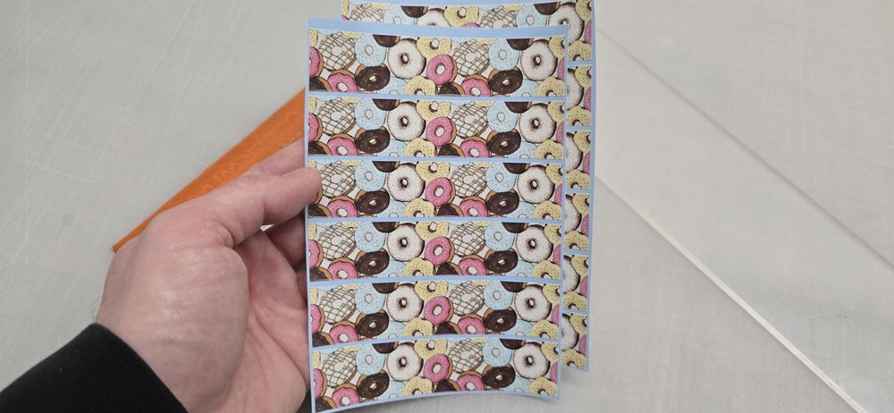 Arrow Wraps Custom Donut Pattern 1 Dozen 12 Total 4.5"x1"