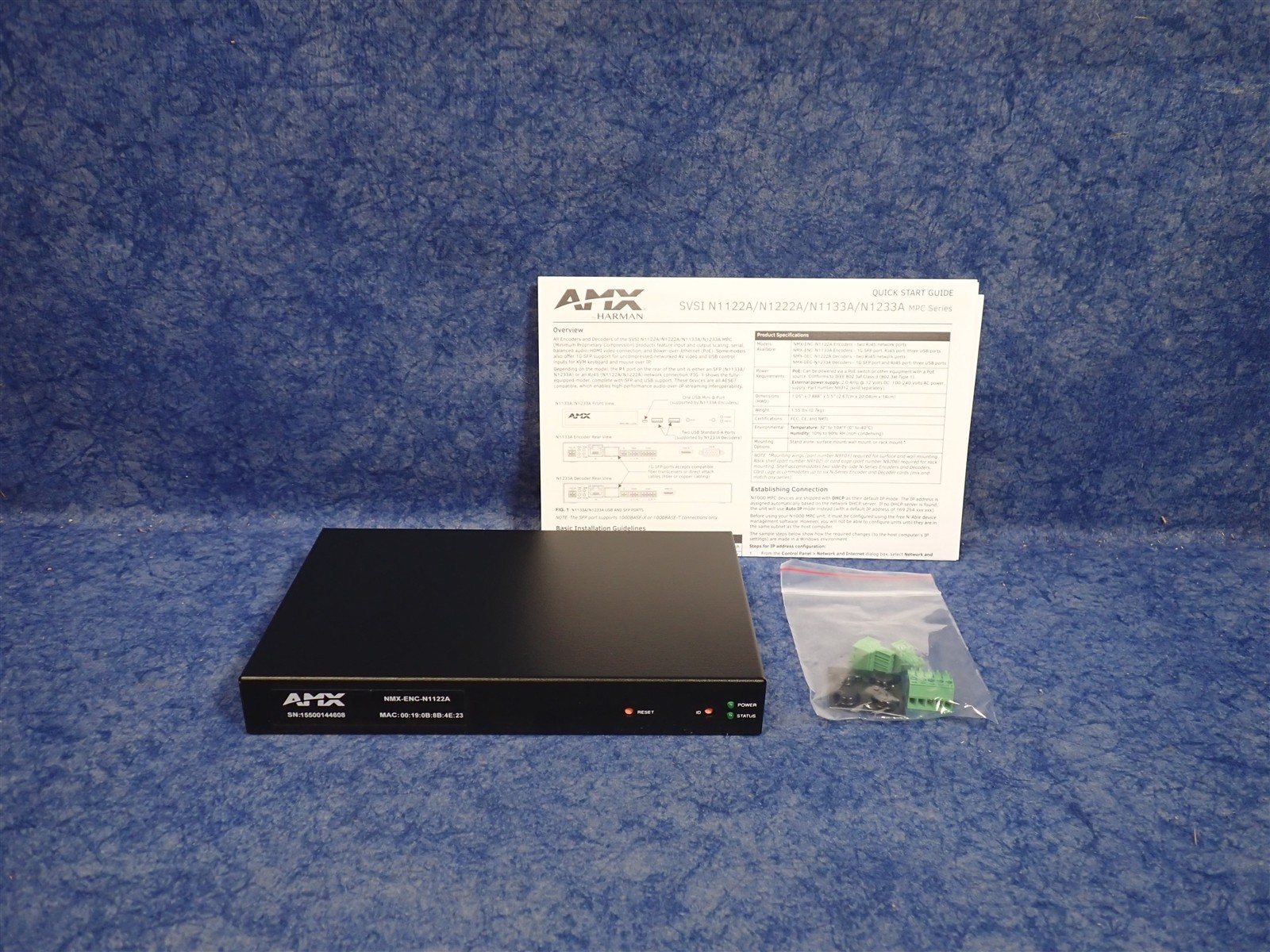 AMX FGN1122A-SA NMX-ENC-N1122A Streaming Video Encoder (S4)
