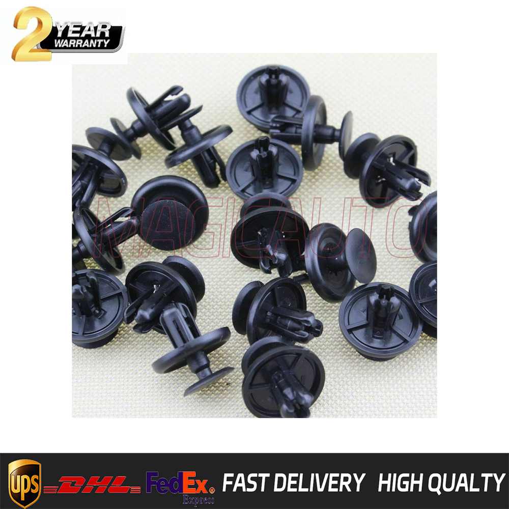 100pcs Engine Under Cover Push Type Retainer Clips For Toyota Lexus 90467-07201
