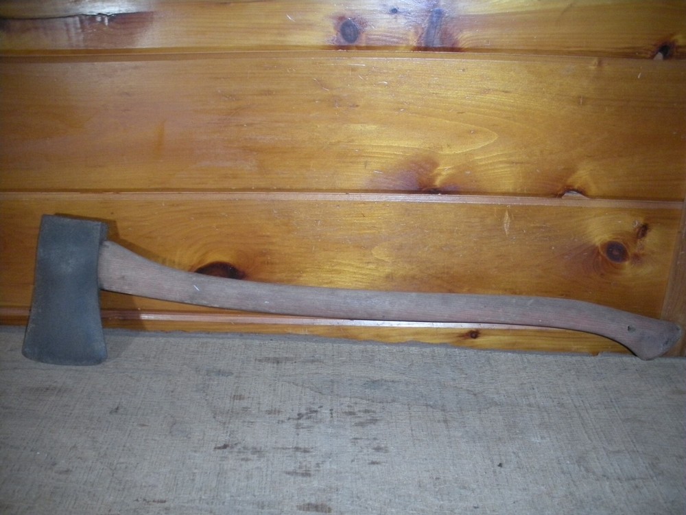 Vintage Rafter Pattern Single Bit Axe