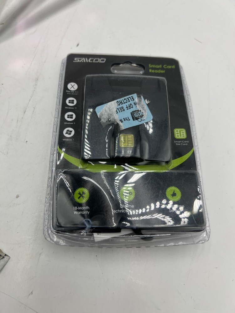 SAICOO DOD USB Common Access CAC Smart Card Reader for Windows 32/64bit