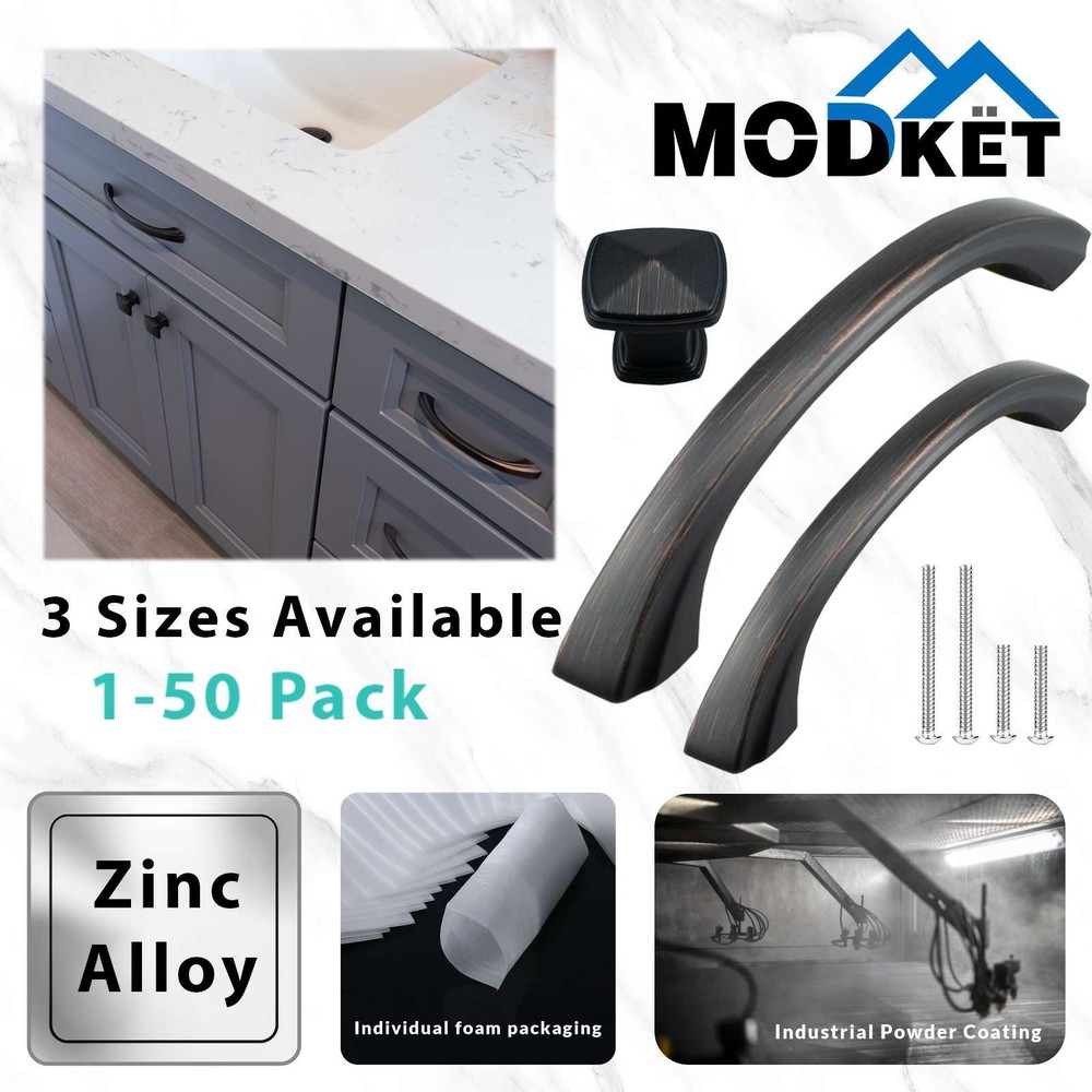 Traditional Kitchen Bathroom Cabinet Handles Pull Knobs Oil Rubbed Bronze Drawer