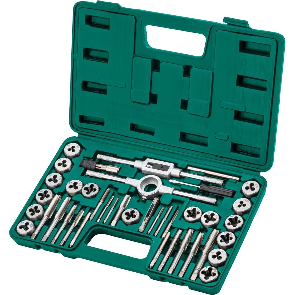 T34077 40-Pc. SAE Tap & Die Set