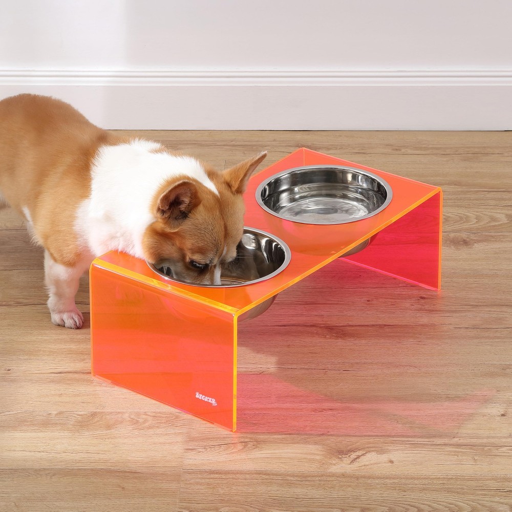The LICKER Store DBL2001E Keaton 7.5" Medium/Large Modern Acrylic Rectangular El