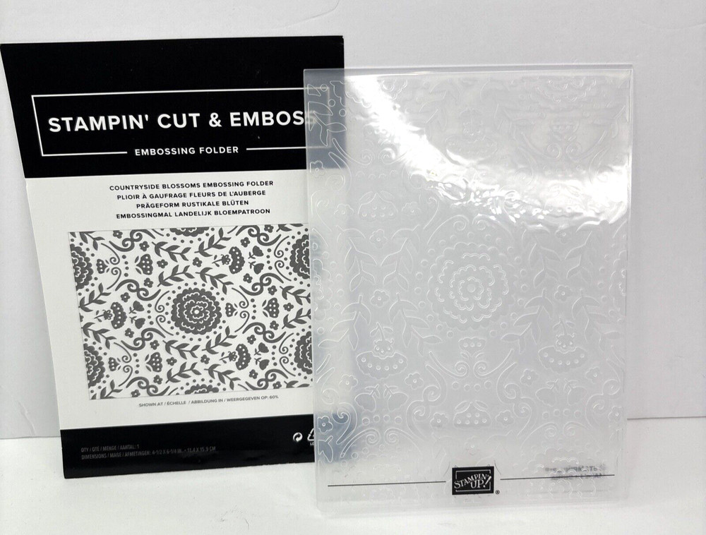 Stampin' Up! COUNTRYSIDE BLOSSOMS Embossing Folder