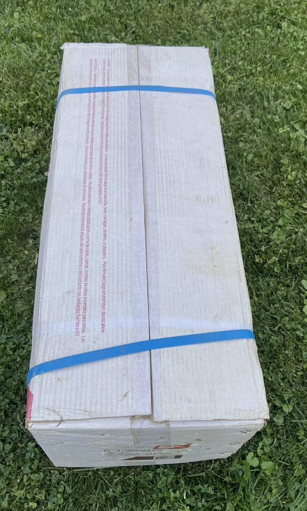 20' x 100' String Reinforced Poly Sheeting Plastic Grip Rite