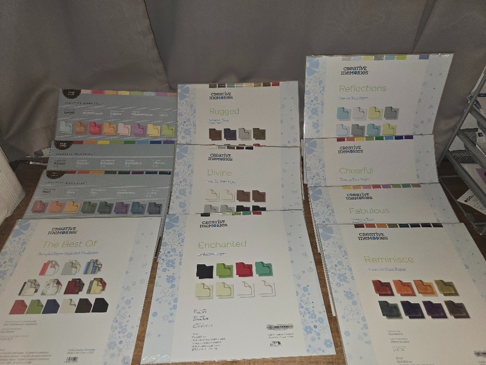 Creative Memories Paper Packs, Tone-On-Tone Paper, Designer Print Paper-Various