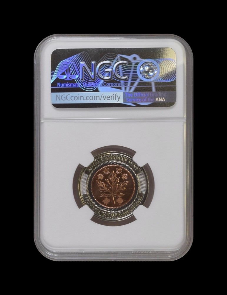CANADA. 2021, Token, Polymer - NGC MS66 - Security Separator, White Test Ex-Set