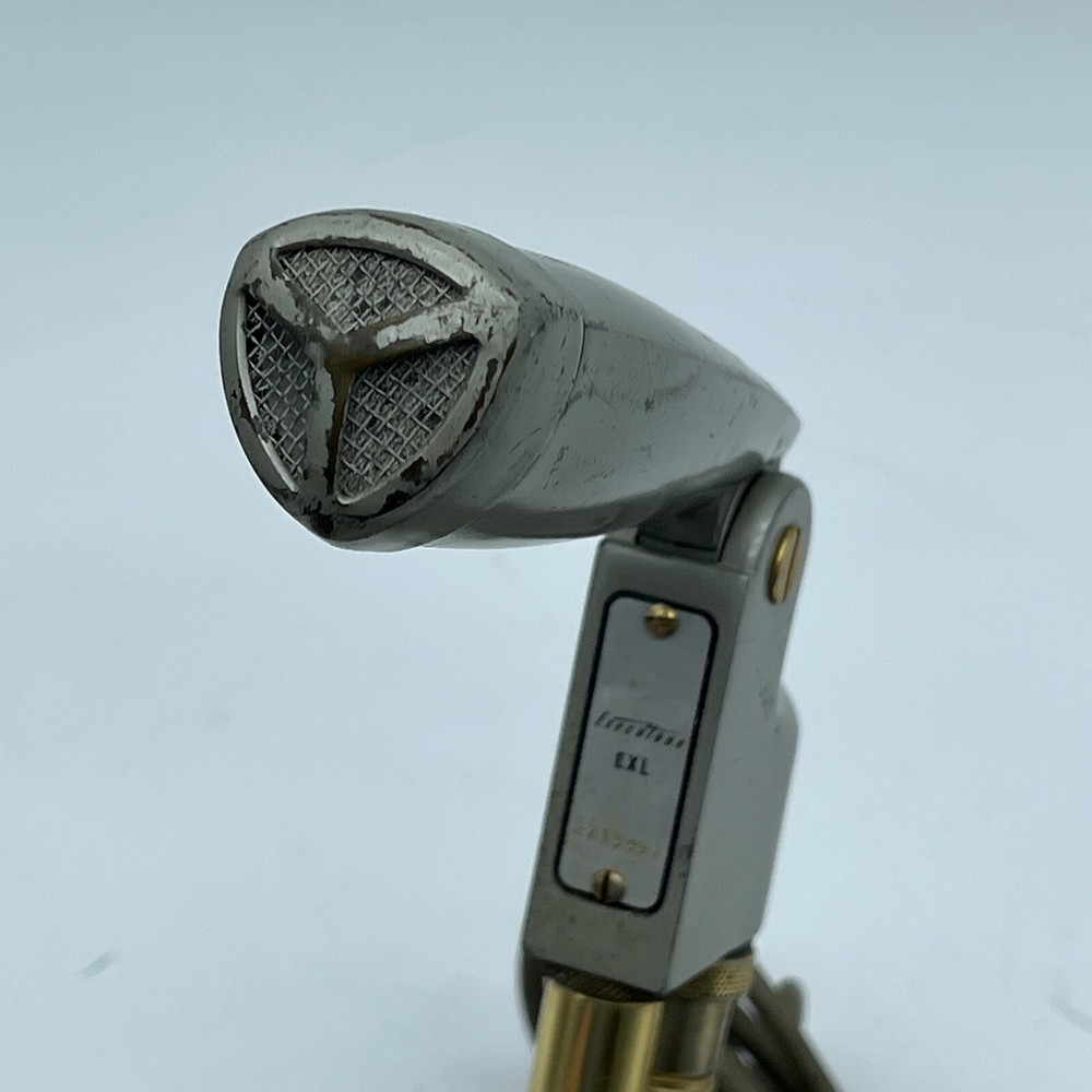 Vintage rare 1950's Executone EXL MICROPHONE art deco button push intercom