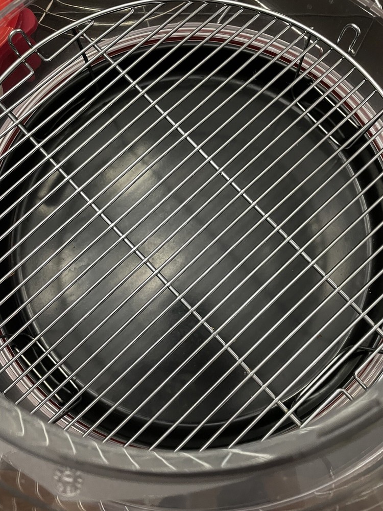 Red Nuwave Pro Infrared Oven Model 20339 W/ Extender Ring