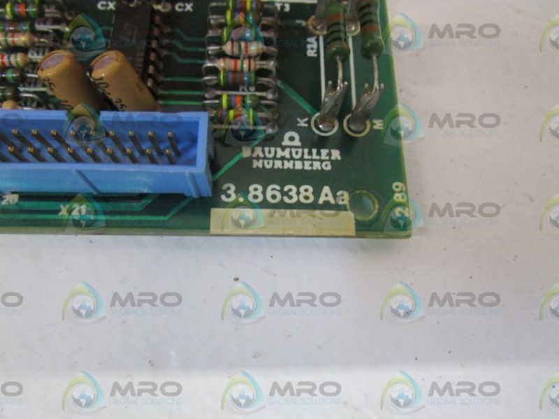 BAUMULLER PC BOARD 3.8638Aa UNMP