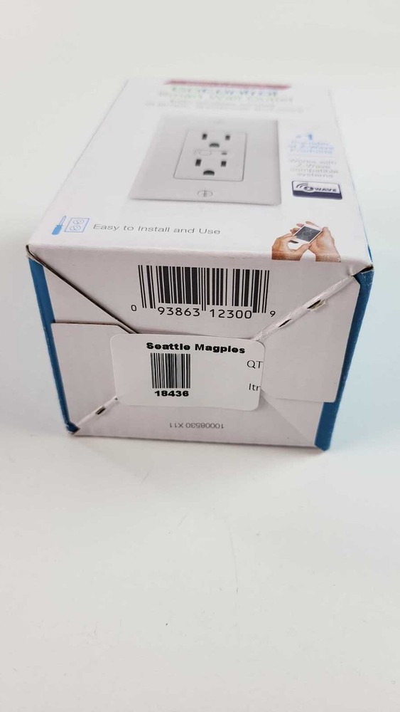 Go Control Smart Wall Switch Electrical White Z-Waves BRAND NEW