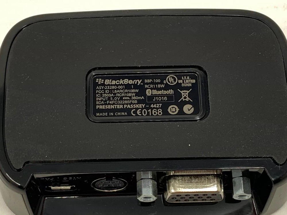 Blackberry Presenter for Blackberry. New