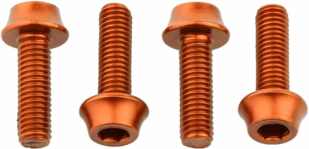 Precision Anodized Water Bottle Cage Bolts