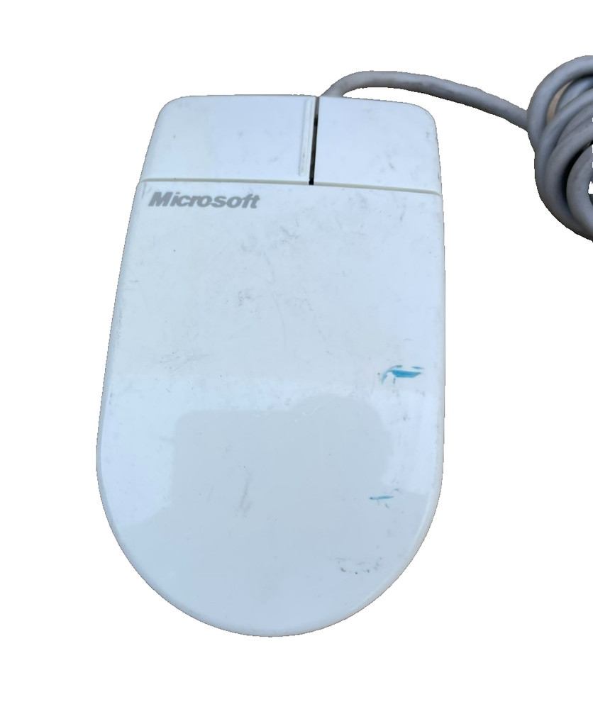 Vintage Microsoft Serial - PS/2 Compatible Mouse C3K5K5COMB