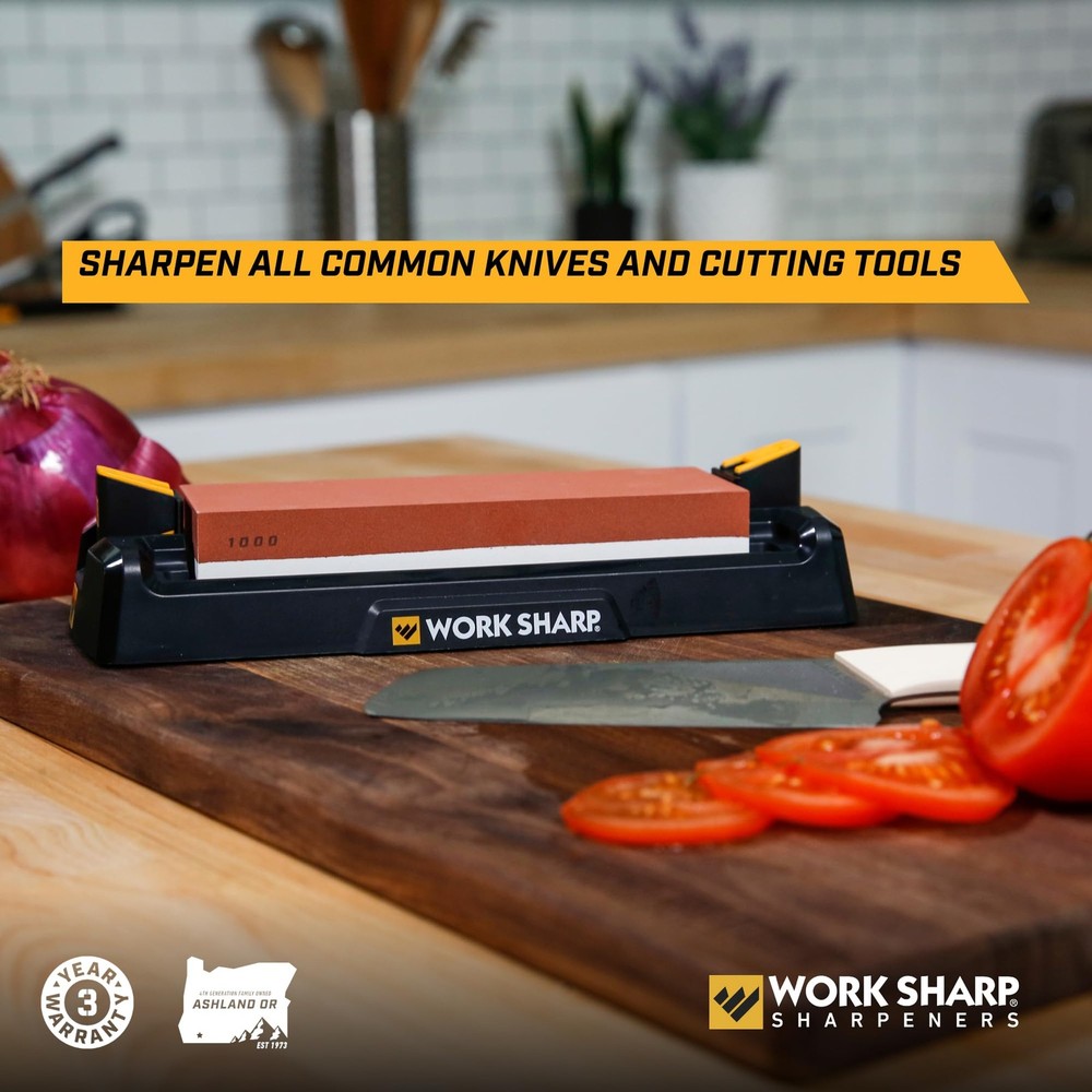 Work Sharp Benchtop Whetstone Knife Sharpener - For Knives & Edged Tools - Kitch