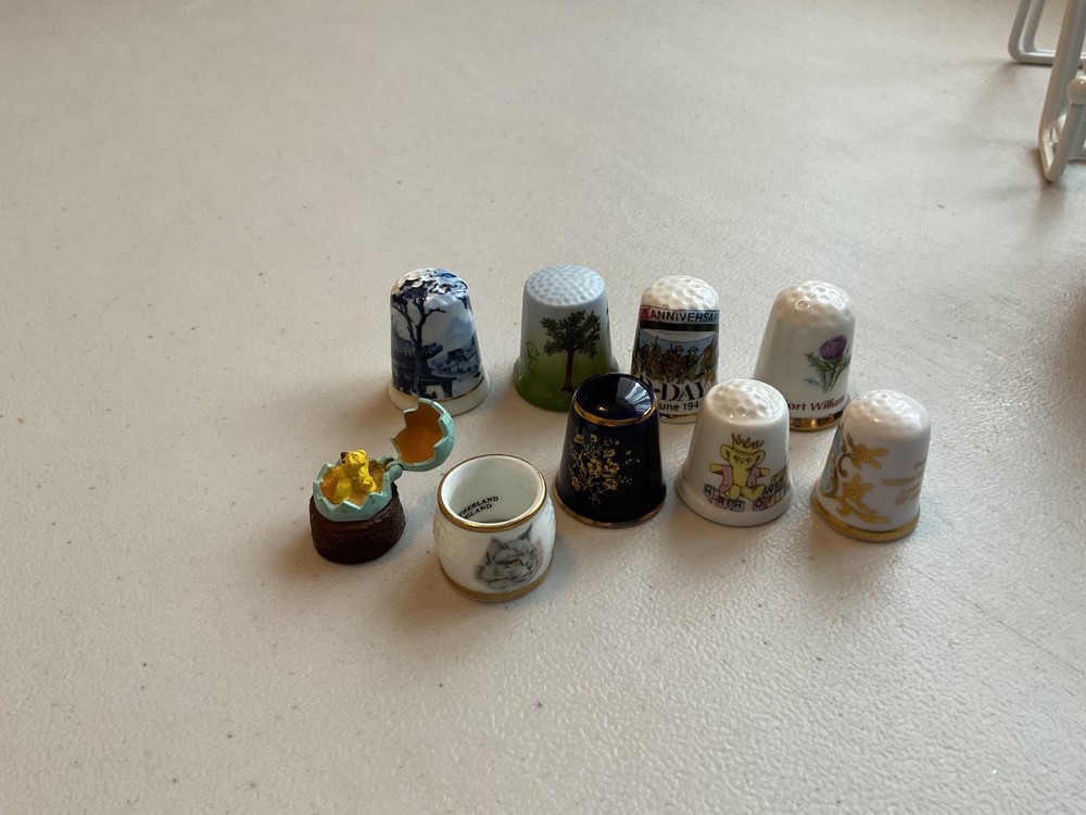 selection of thimbles