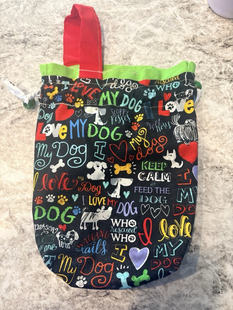 Handmade Project Bag Assortment: 4 Small/1 Large In Fun Designs