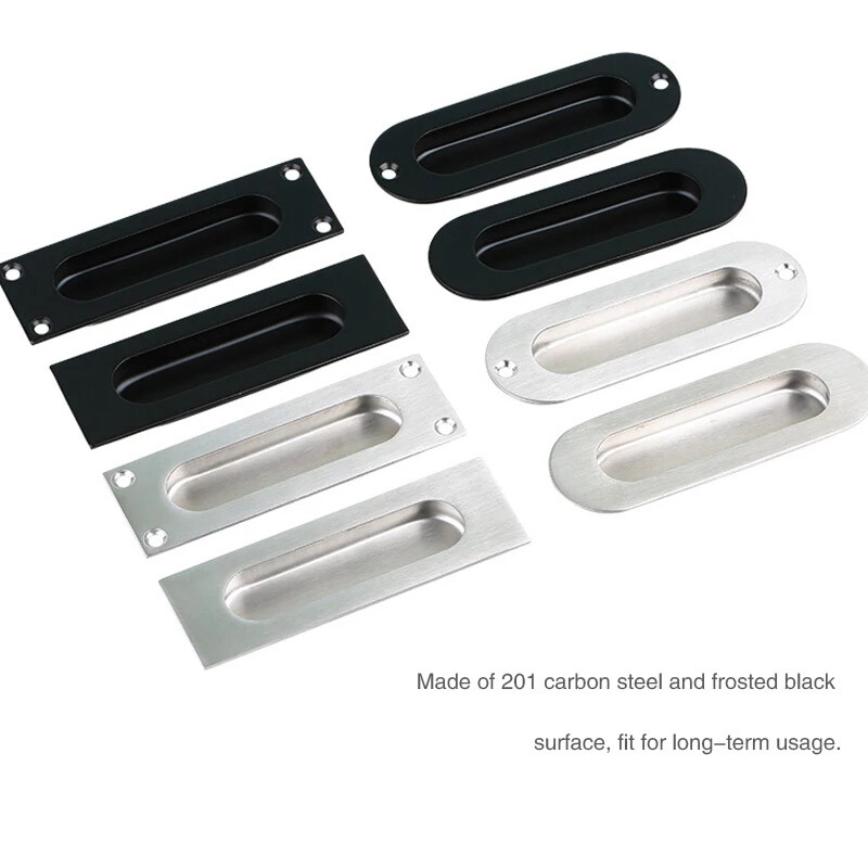 Sliding Door Flush Insert Pulls Knobs Recessed Flush Door With Screws