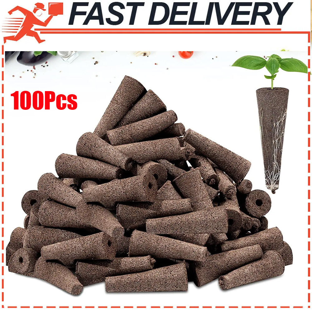 100Pcs Root Grow Sponges Seed Pod For Aerogarden Hydroponic Seedling USA SELLER