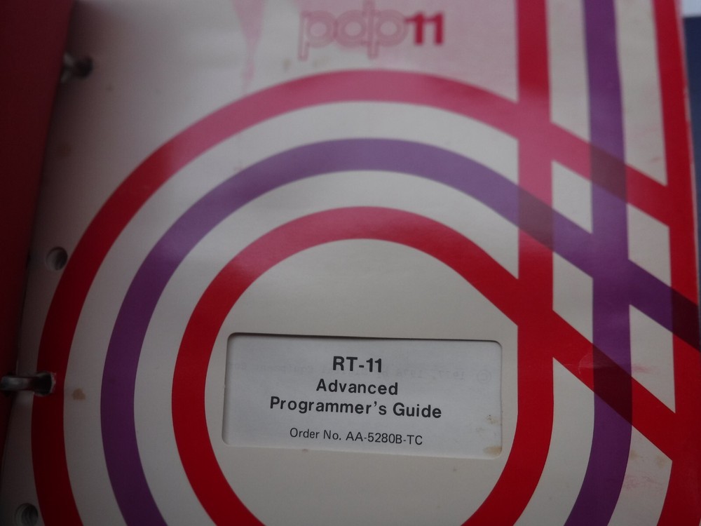 Digital Equipment RT-11 Advanced Programmer's Guide Manual AA-5280B-TC Mar 1978