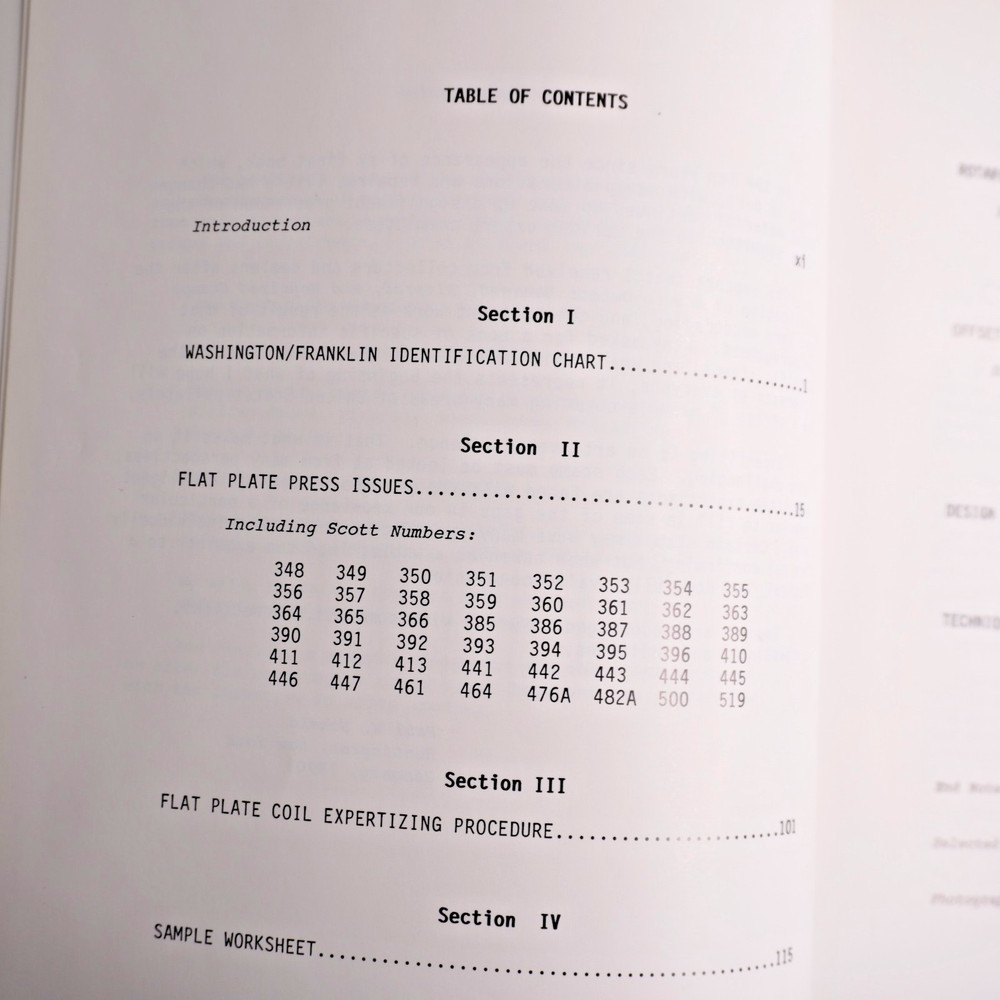 The Expert's Book Stamp Authentication Washington Franklin 1908-1923 Paul Schmid