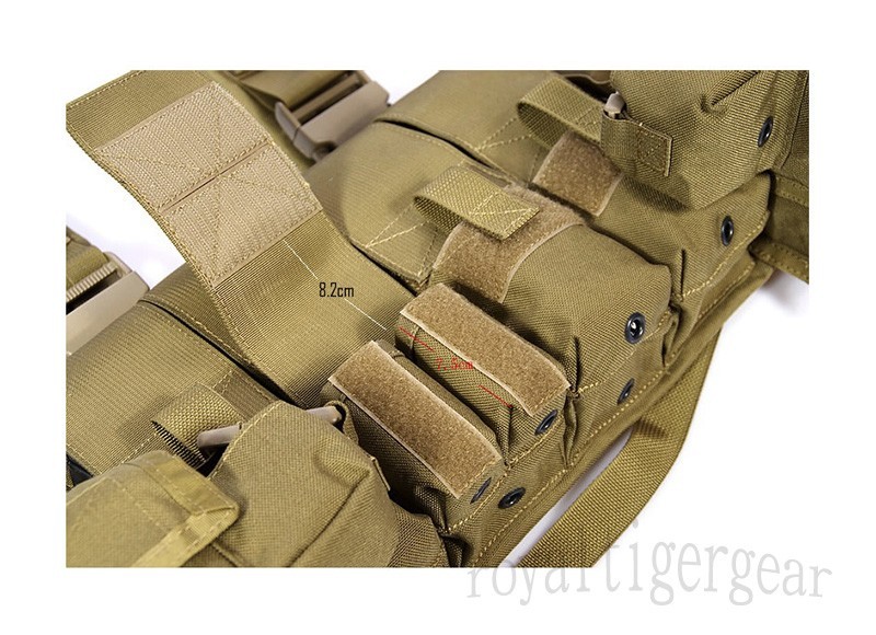 FLYYE LBT 1961A Chest Rig Plate Carrier Vest – Ranger Green OD Khaki