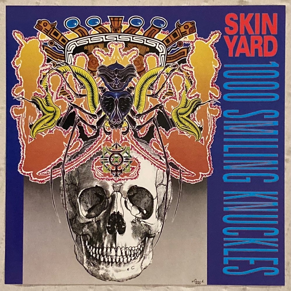 Skin Yard 1990 Promo Poster 1000 Smiling Knuckles Grunge Rock B