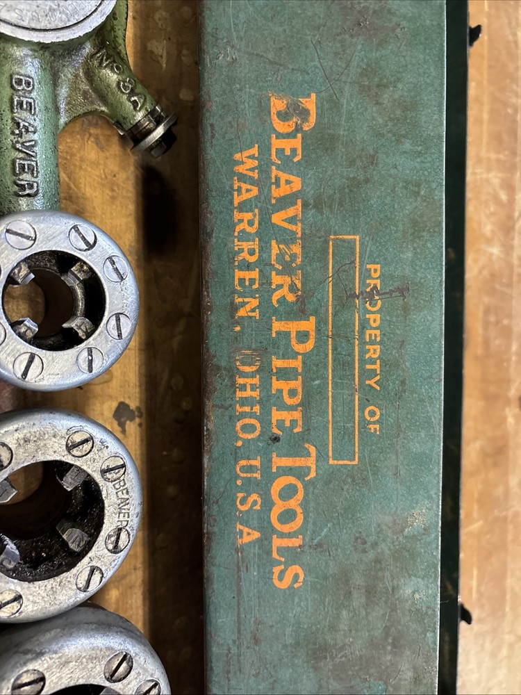 Pipe Dies Beaver Pipe Hand Threader