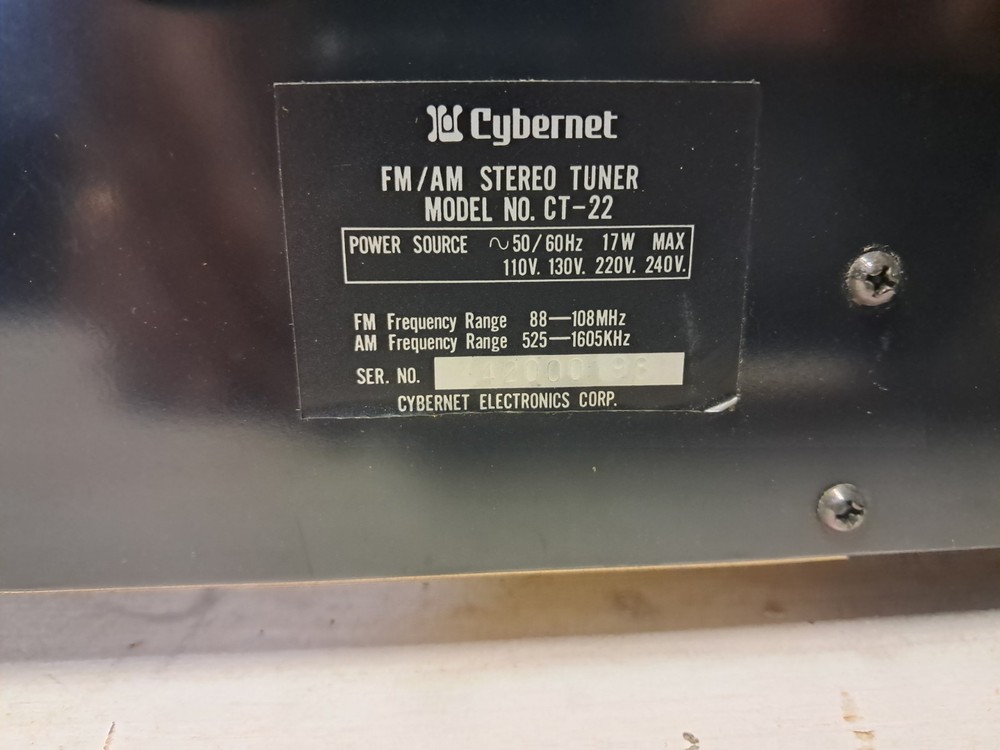 CJBERNET STEREO TUNER MOD CT-22
