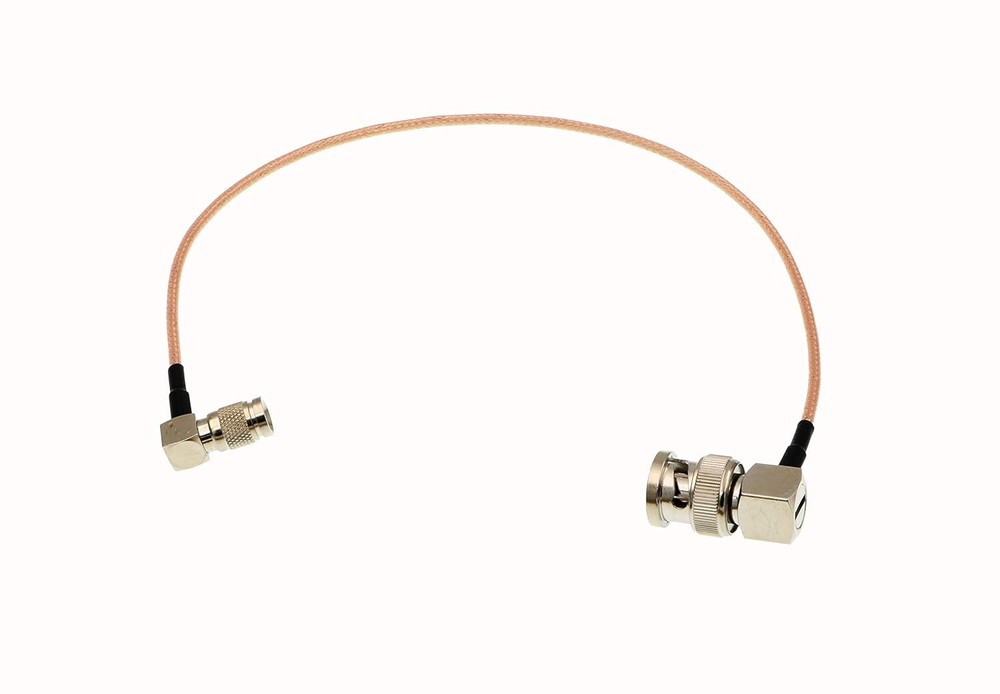 Coaxial Cable RA DIN 1.0/2.3 Mini BNC Right Angle BNC for Blackmagic HyperDeck