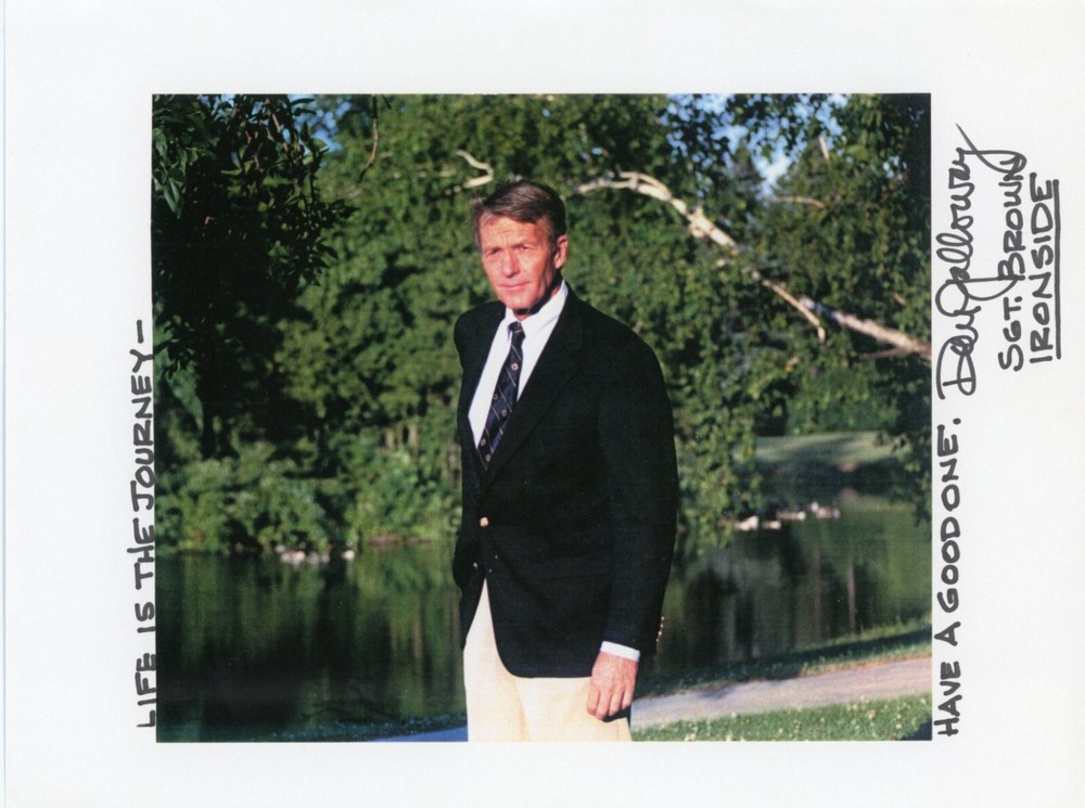 Don Galloway - Signed Paper Printed Photograph