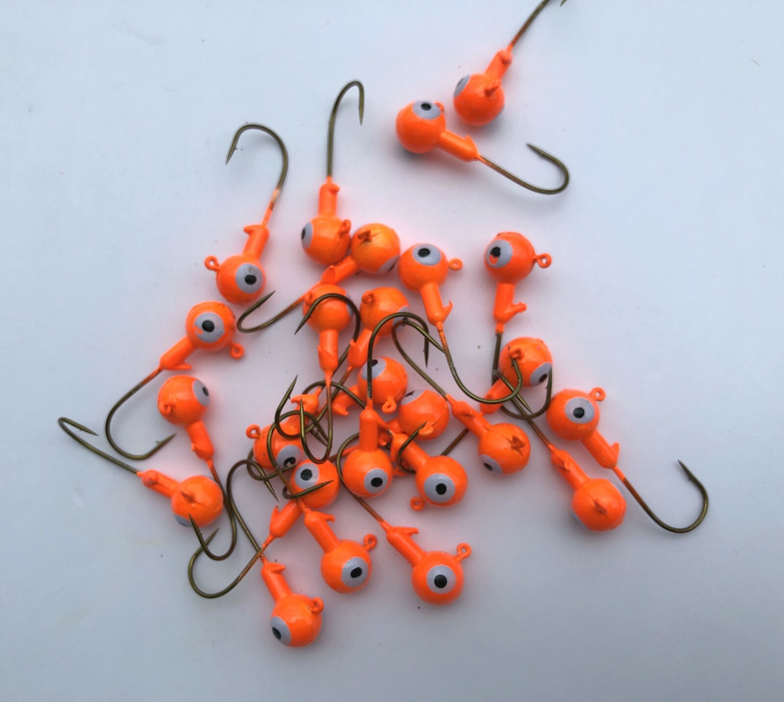 LuresPro 90 PCs combo 1/32 1/16 oz 1/8 3/16 1/4 oz Jigheads Fishing Crappie Bass