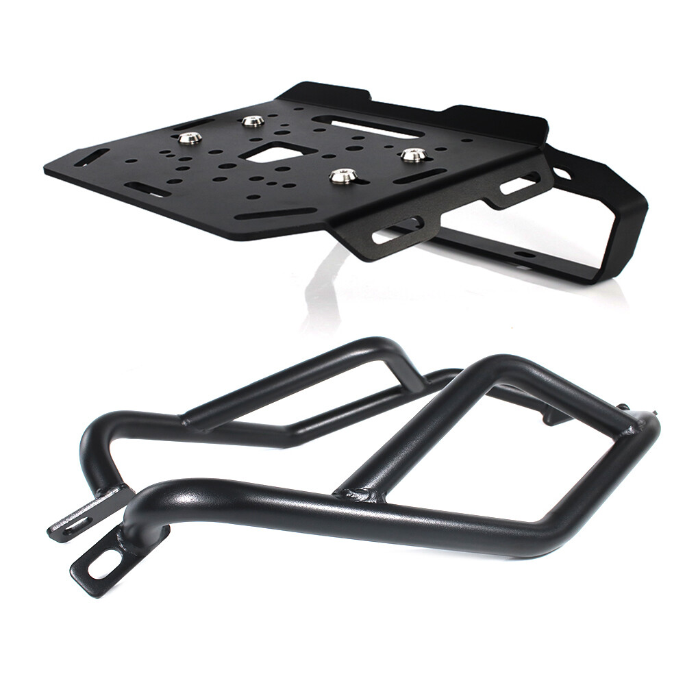 Rear Luggage Rack & Crash Bar Guard Fit For Yamaha Tenere 700 XTZ690 2019-2024