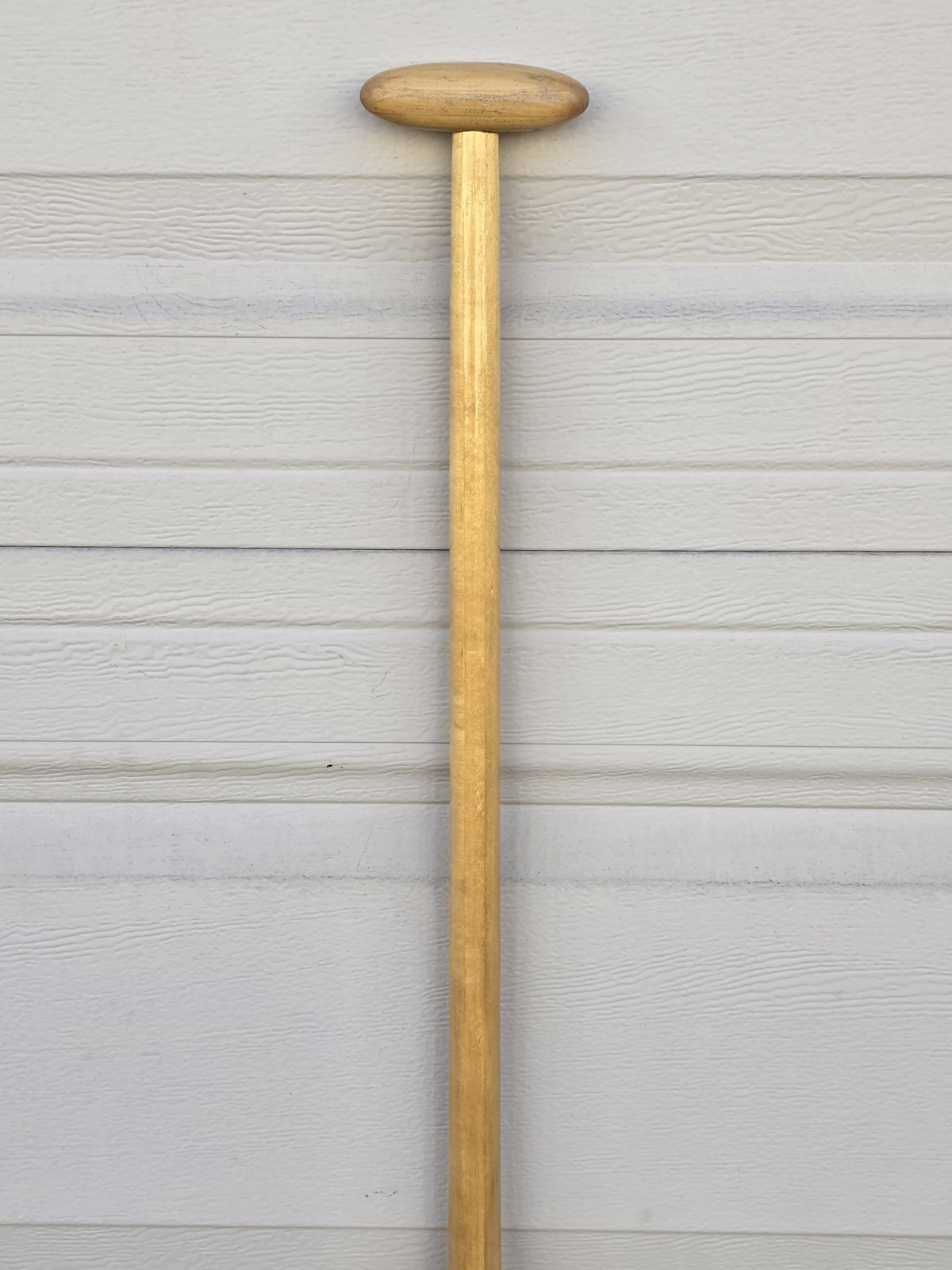 *RARE* MUDBROOK PADDLES WI, USA Wood Angled Outrigger Canoe Paddle 52"x9"