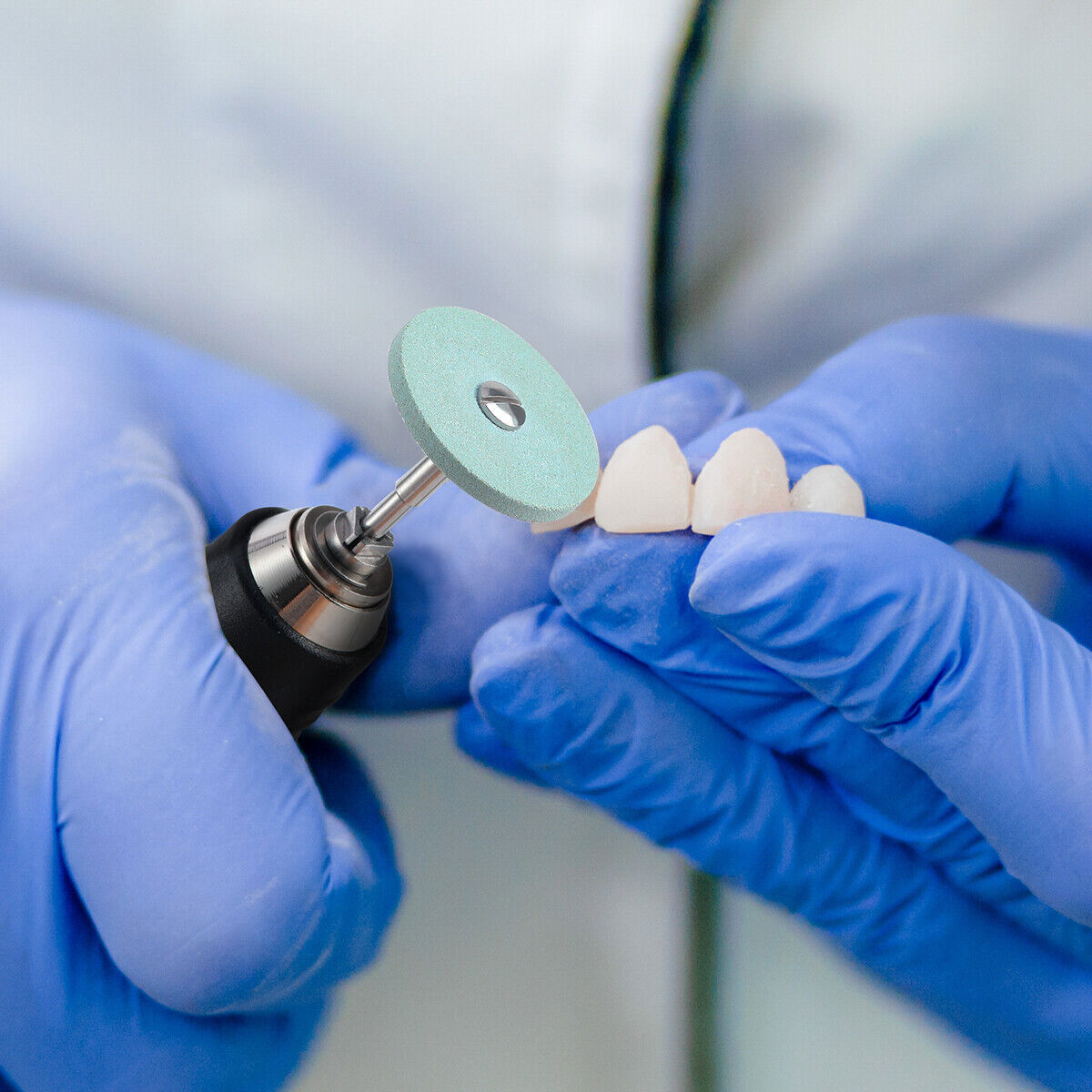 AZDENT Dental Ceramic Diamond Grinder Zirconia Porcelain Polishing Bur HP 2.35mm