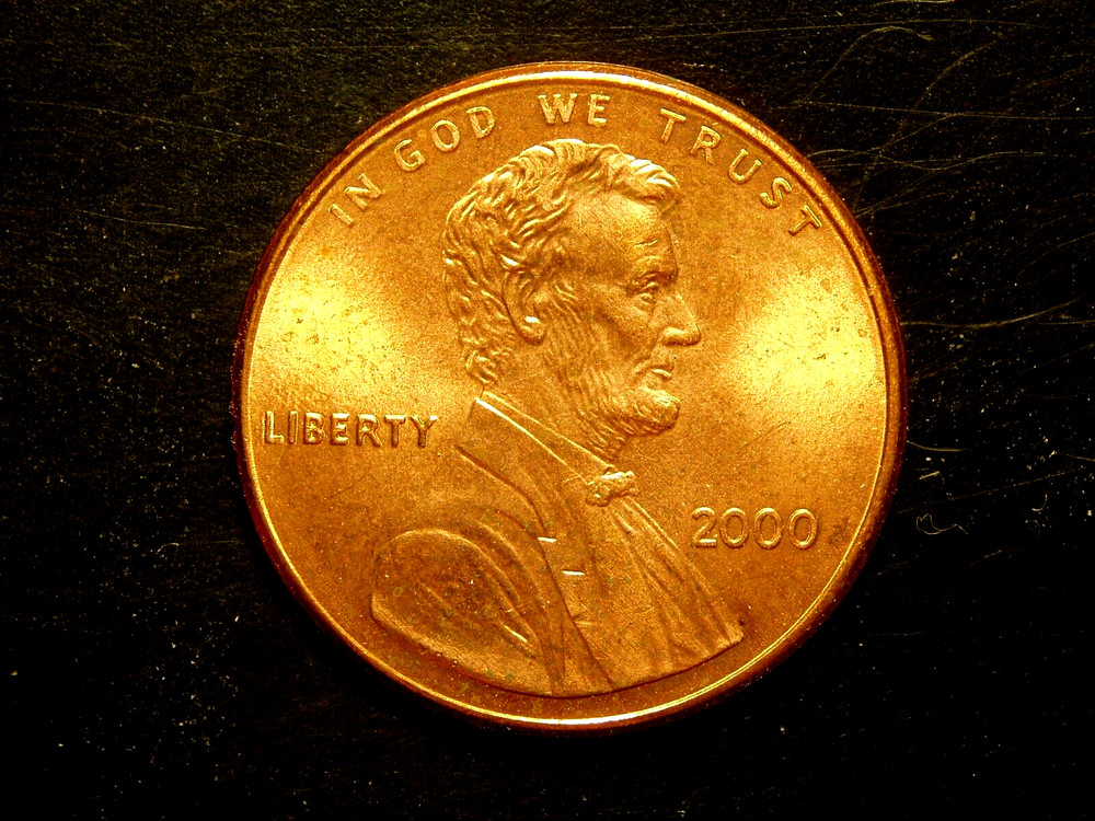 2000 UNC LINCOLN MEMORIAL CENT #1