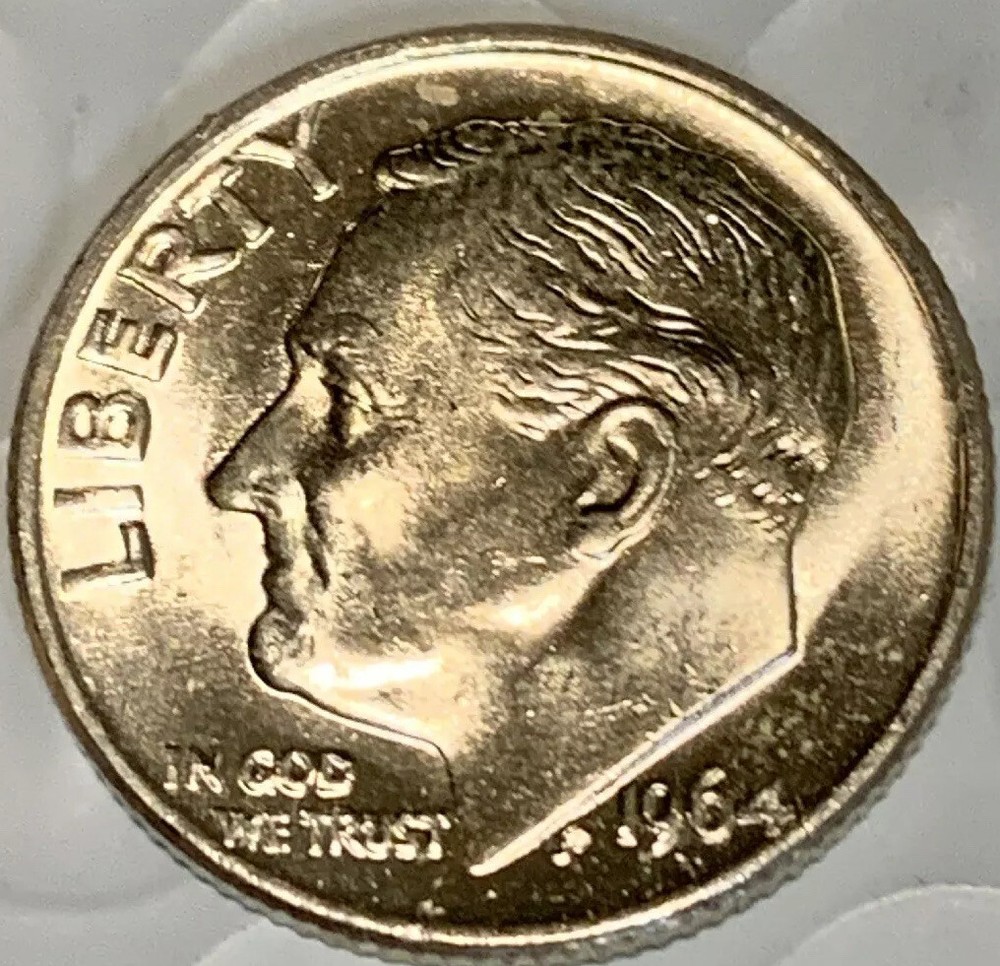 1964 D ROOSEVELT DIME  *BU - BRILLIANT UNCIRCULATED