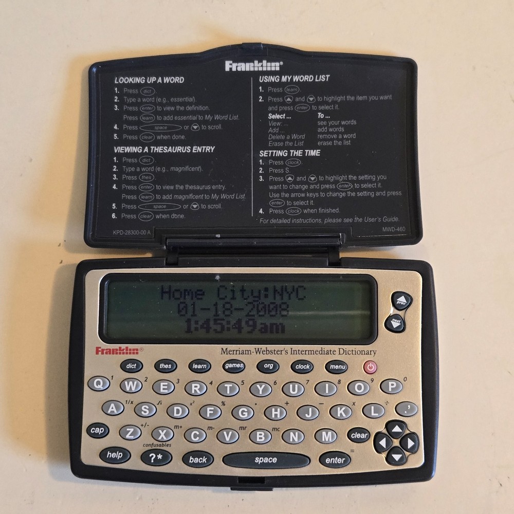 Franklin Merriam-Webster MWD-460 Intermediate Pocket Dictionary
