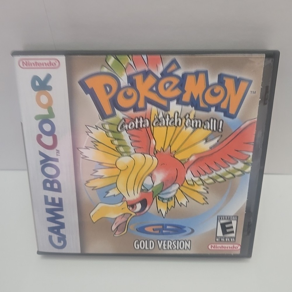 Pokemon Gold, Silver, Crystal Replacement Case 3 Pack Game Boy Nintendo DS Sized