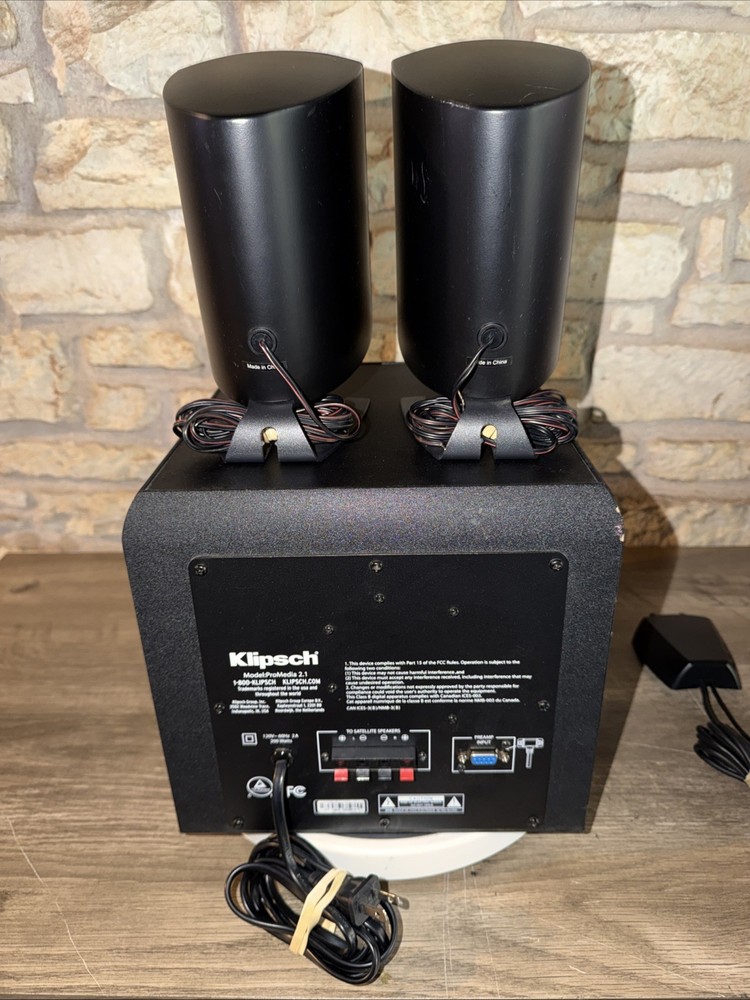 Klipsch ProMedia 2.1 THX® Certified Computer Speaker System. Video!