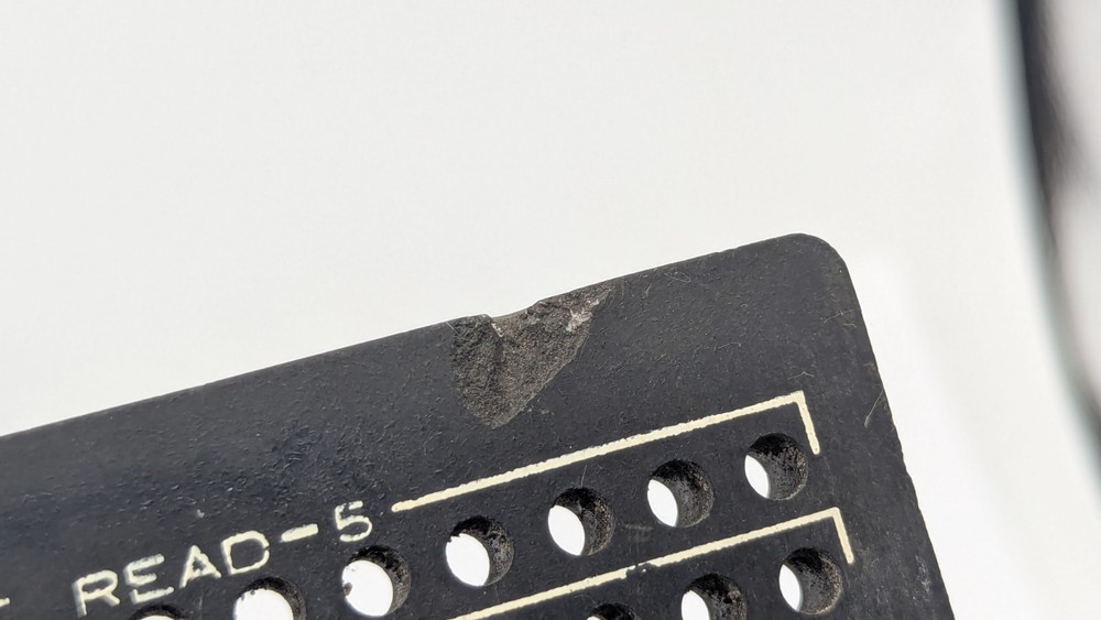 Vintage IBM 601059 MACHINE Plugboard Control Panel FOR DISPLAY