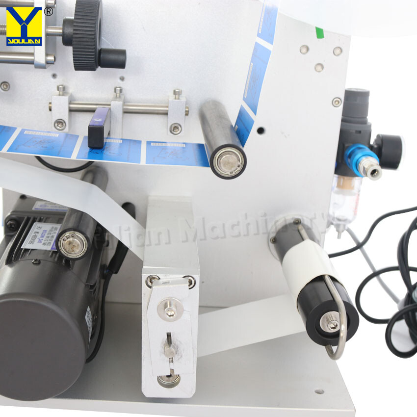 MT-60 Desktop Piston Flat Labeling Machine Square Box Jar Bottle Sticker express