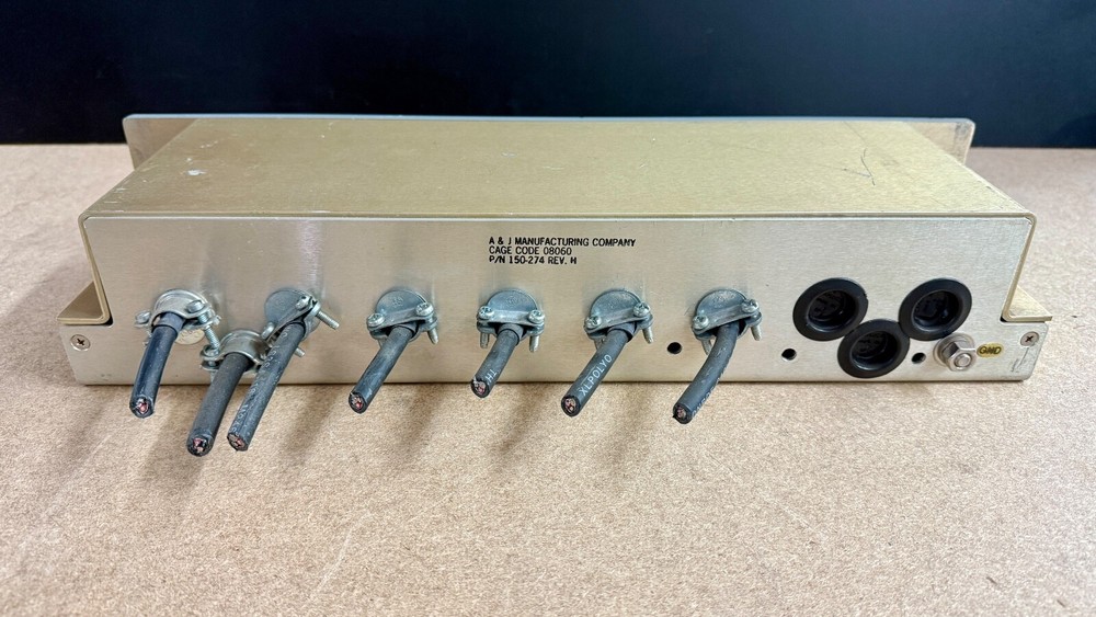 NAVY Power Distribution Panel Assembly A&J 150-274 Cage Code 08060