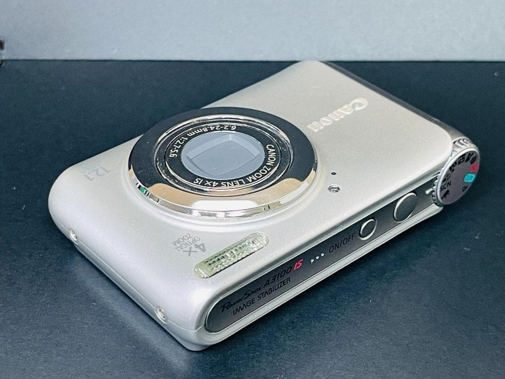 Canon PowerShot A3100 IS Compact Digital Camera Tested Excellent Condition