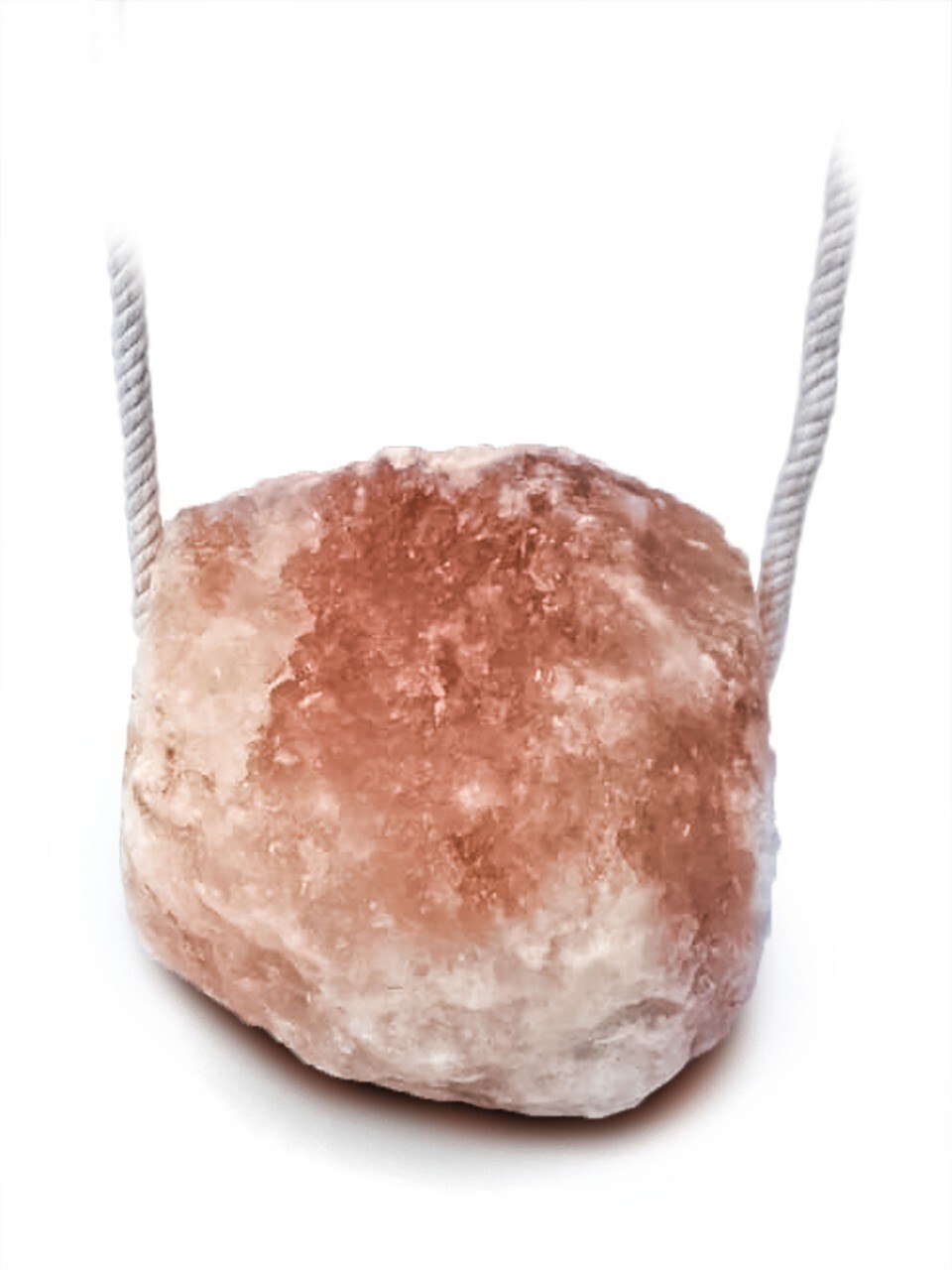 Himalayan 2 LB Pink Salt Lick for Horses - Natural Mineral Block Rock with Rope