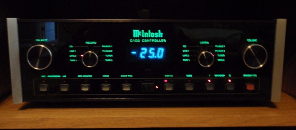 McIntosh C100 replacement Preamp controller Faceplate Lamps Kit LED Bulbs Lights