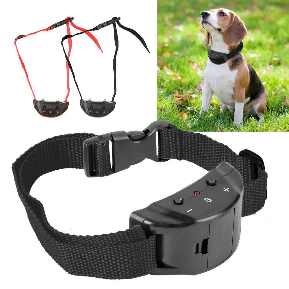 Automatic Anti Bark Barking Shock Control Collar Device Small Medium Large Dog
