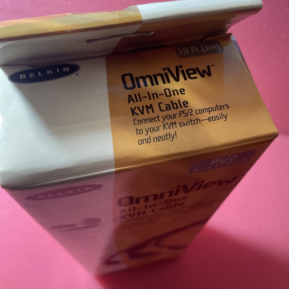 BELKIN OMNIVIEW ALL IN ONE KVM CABLE 10FT