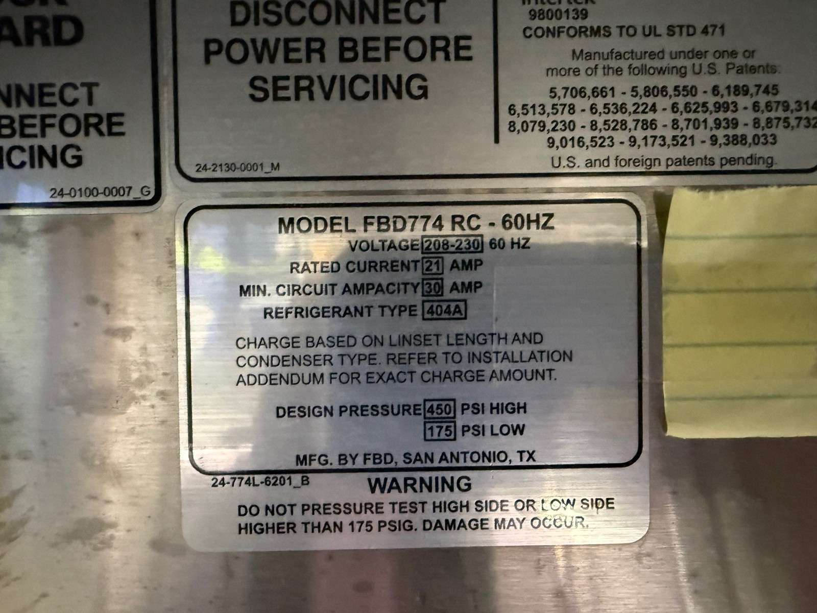 FBD FBD774-RC 4-FLAVOR FROZEN BEVERAGE MACHINE ON CUP DISPENSER STAND